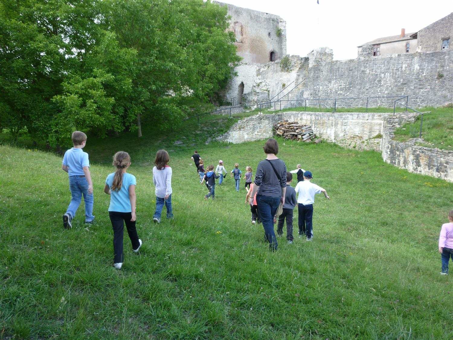 Visite guidée dans les jardins du château