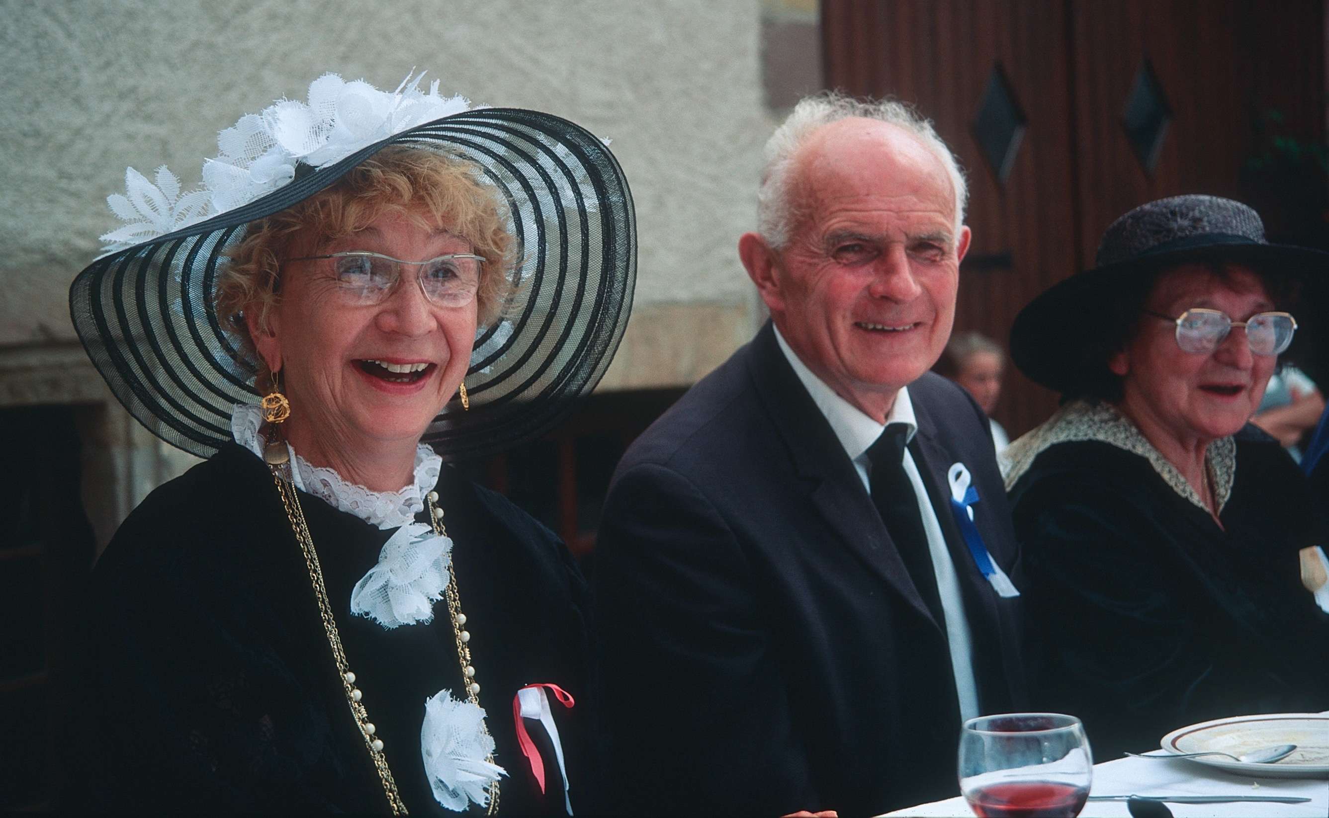 Marie-Huguette, Marcel et Marguerite, bénévoles de l'association