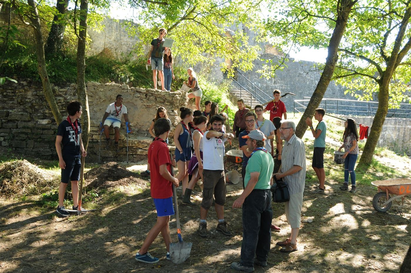 Visite du chantier, 2016