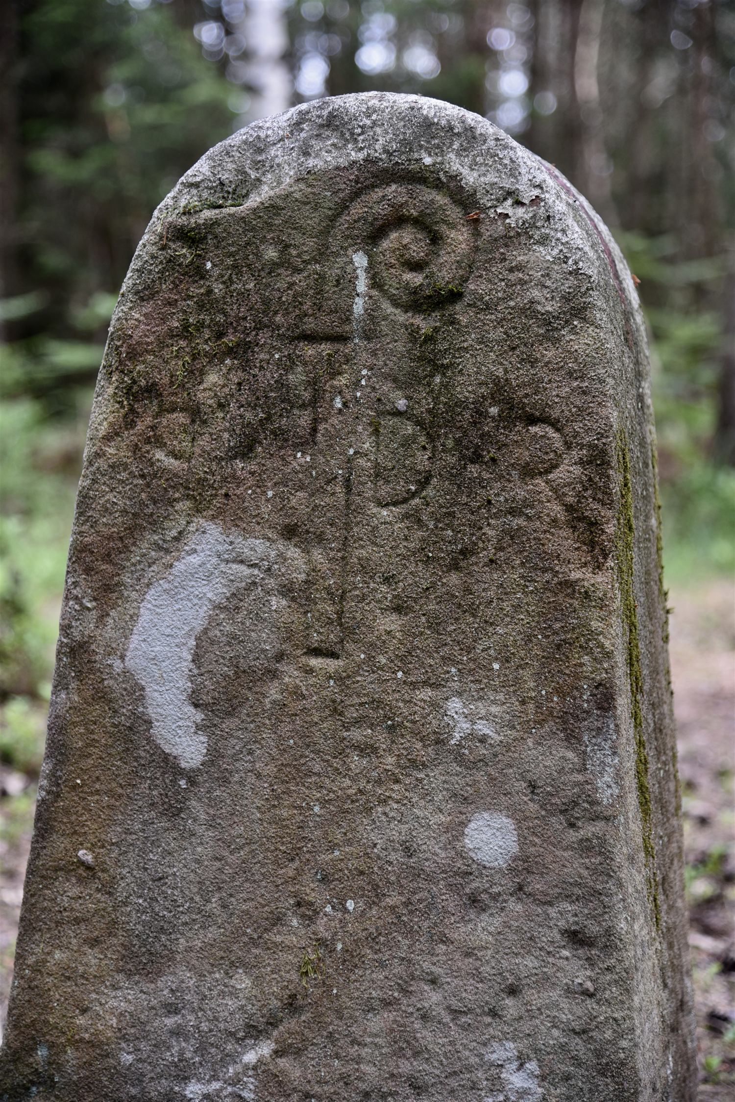 Détail sculpté en grès des Vosges
