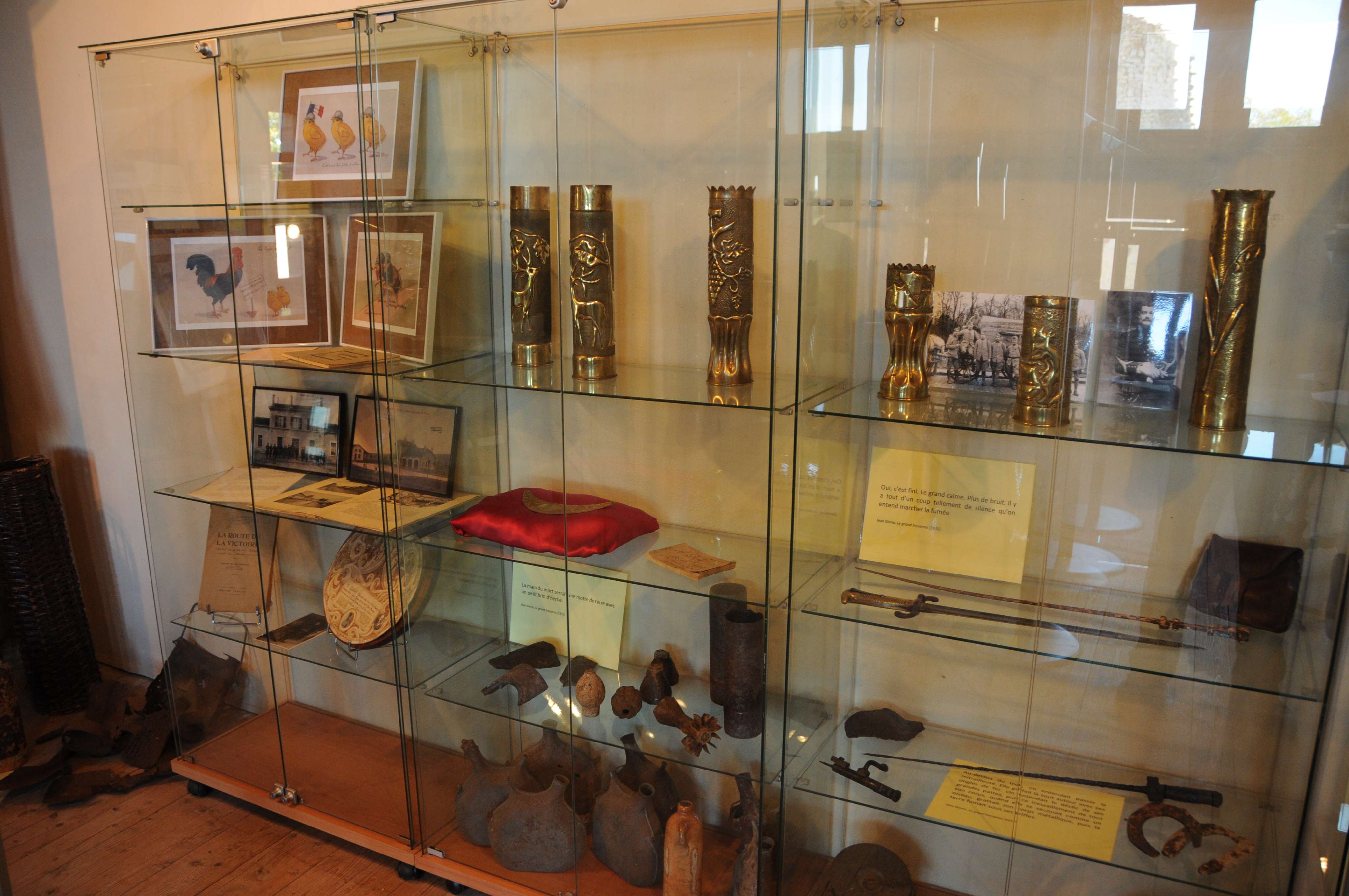 Souvenirs et objets de la Première Guerre mondiale